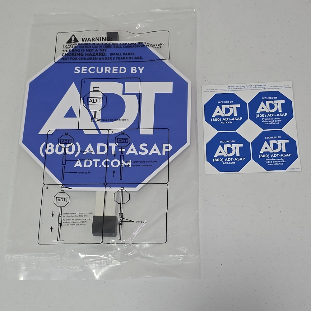 Outdoor Sign And 4 Window Stickers